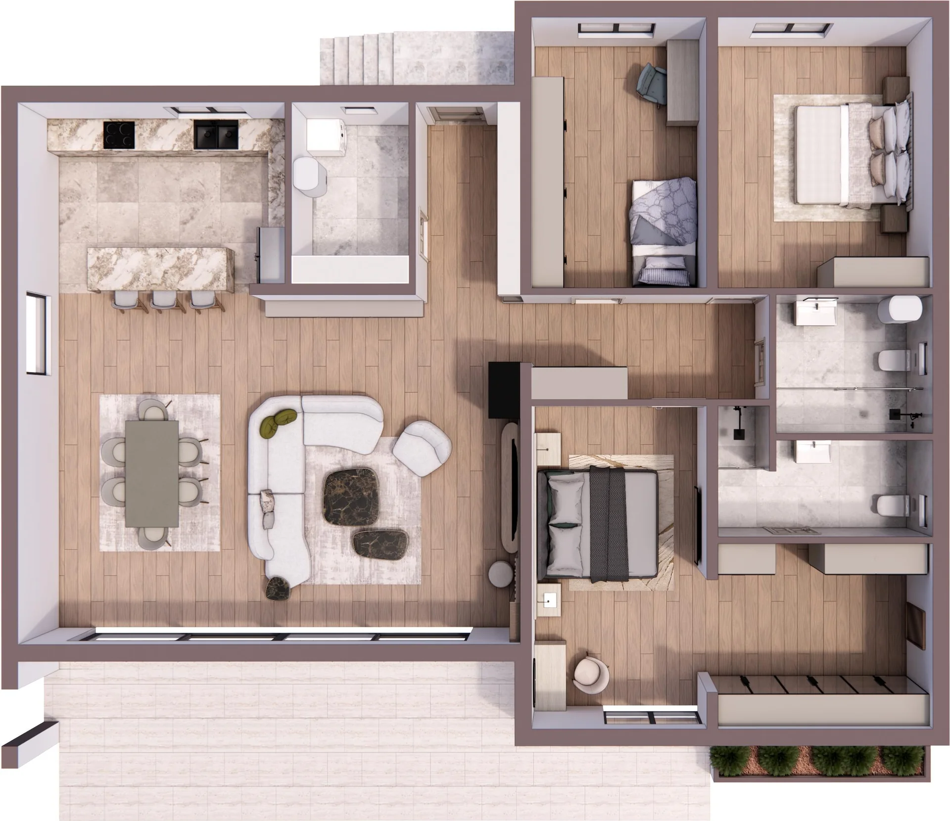 House 3 — Single-storey house 142 m²